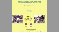 Desktop Screenshot of haus-sonnenwinkel.com